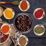 Кофемолка электрическая RAF R-7113 ножевая 4 лезвия 300Вт измельчитель из нержавеющей стали