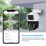 Комплект видеонаблюдения проводной с просмотром через 3G сеть DVR KIT 4ch металл HD набор на 4 камеры с регистратором