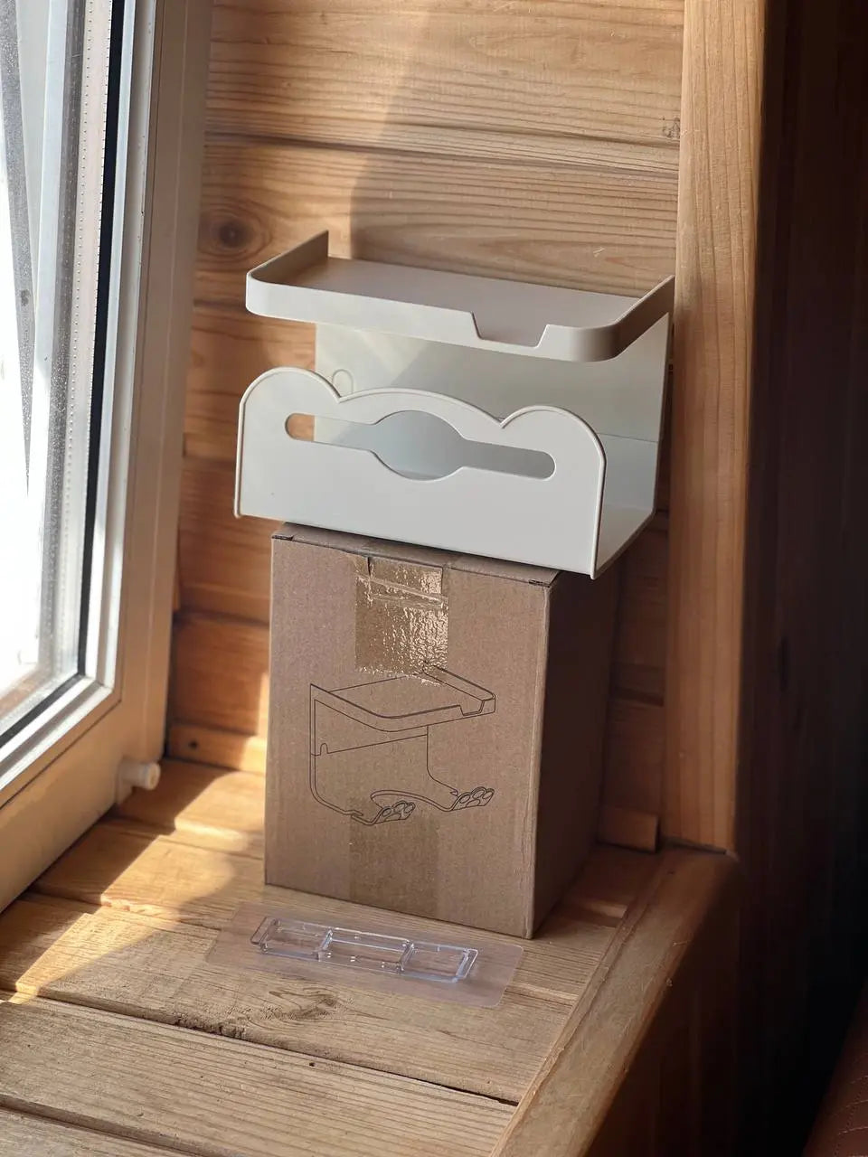 Контейнер для салфеток, туалетной бумаги, настенный органайзер AND LY-963