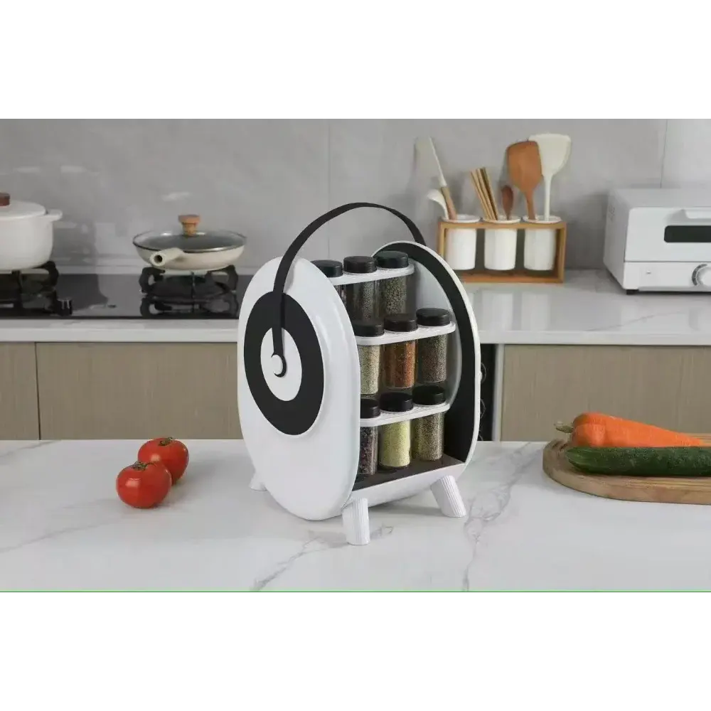 Контейнер для специй / Набор приправных банок 18 шт БЕЛАЯ AND 1-62