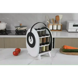 Контейнер для специй / Набор приправных банок 18 шт БЕЛАЯ AND 1-62