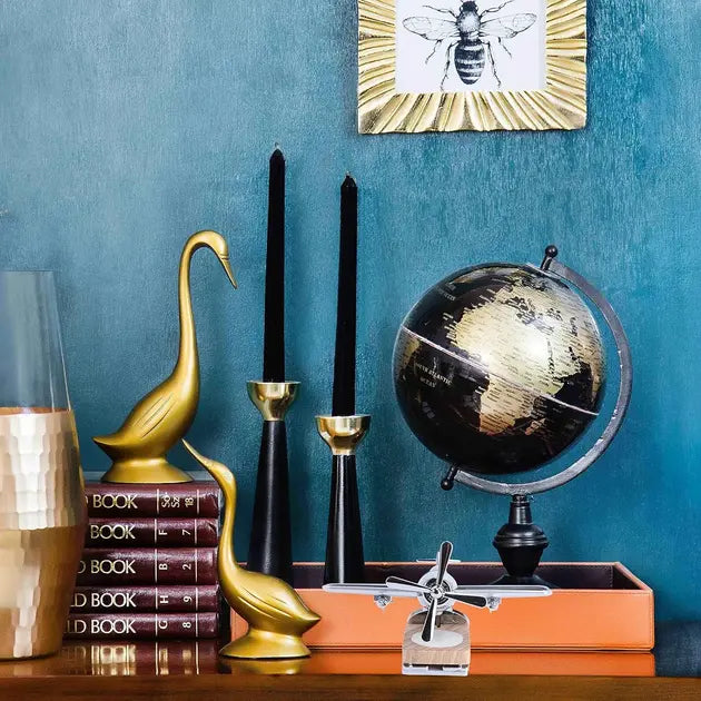 Креативный автомобильный освежитель, ароматизатор воздуха в виде самолета с вращающимся пропеллером от солнечной панели