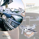 Креативный автомобильный освежитель, ароматизатор воздуха в виде самолета с вращающимся пропеллером от солнечной панели