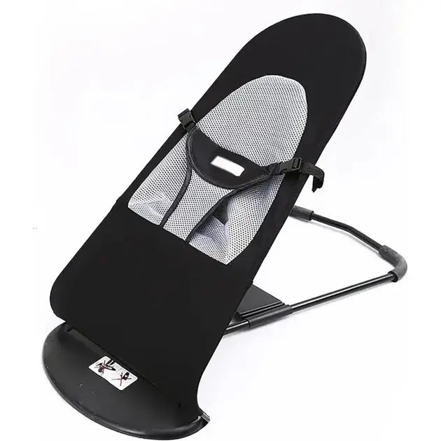 Кресло-шезлонг скачалка Baby Recliner Chair детский, черный