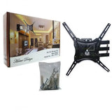 Кронштейн для телевизора HDL-117B-2 Чёрный настенный крепеж диагональю 14" - 55" держатель для плазмы до 50 кг