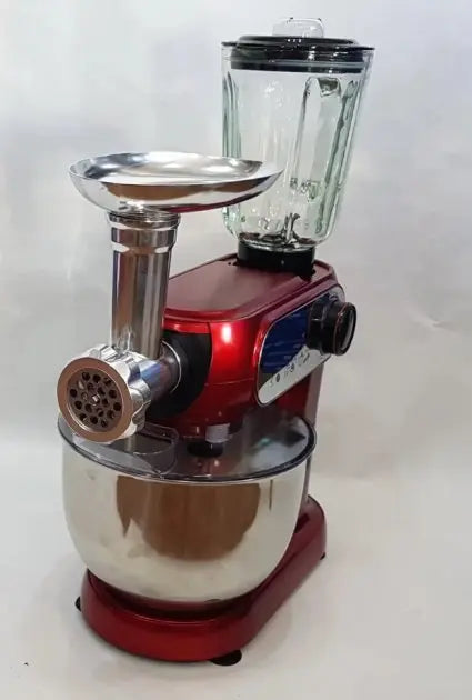 Кухонный комбайн 3 в 1 Rainberg RB-8080 Тестомес / Мясорубка / Блендер/ Планетарный миксер 4200В