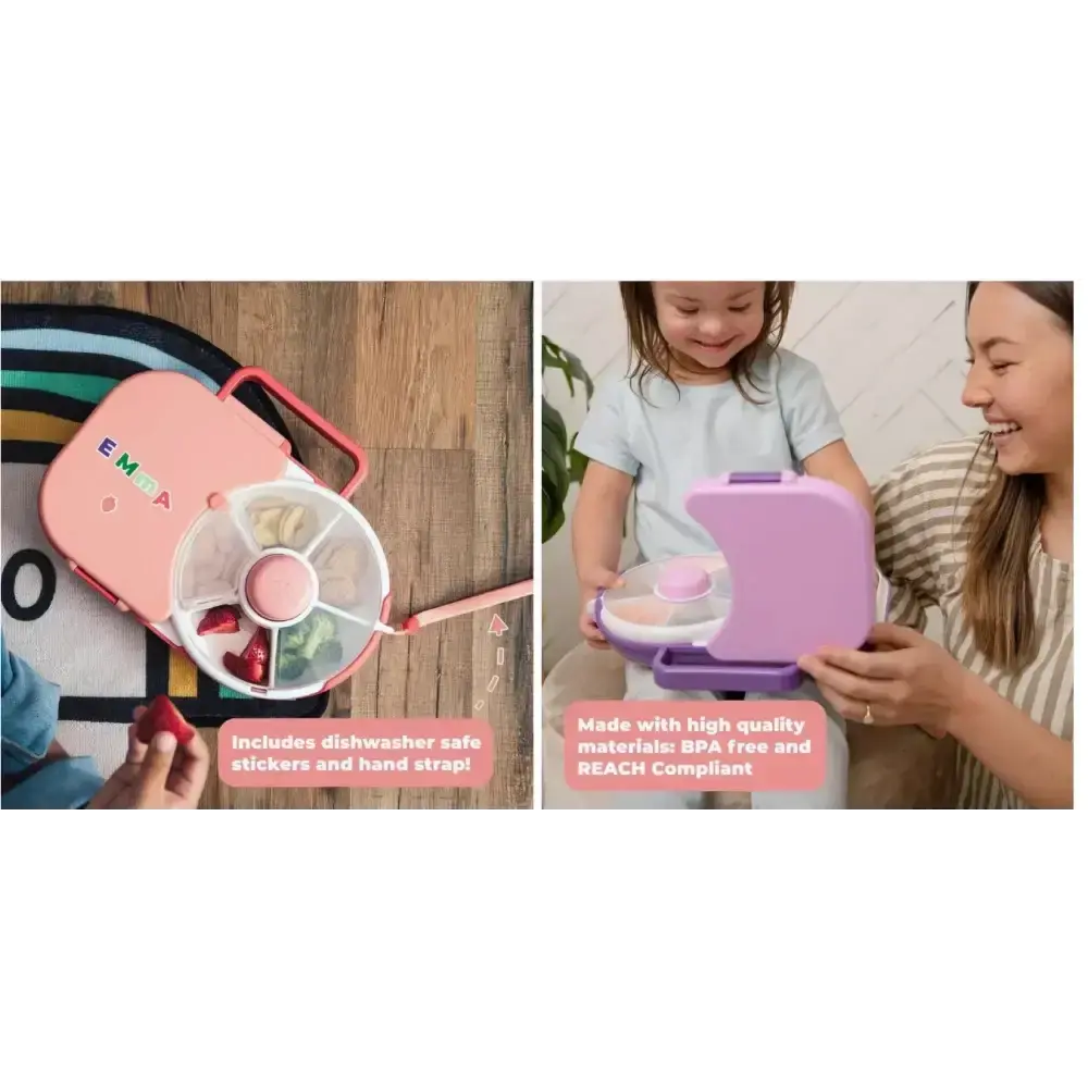 Ланч-бокс бенто, с 5 отделениями и вращающимися секциями AND 130