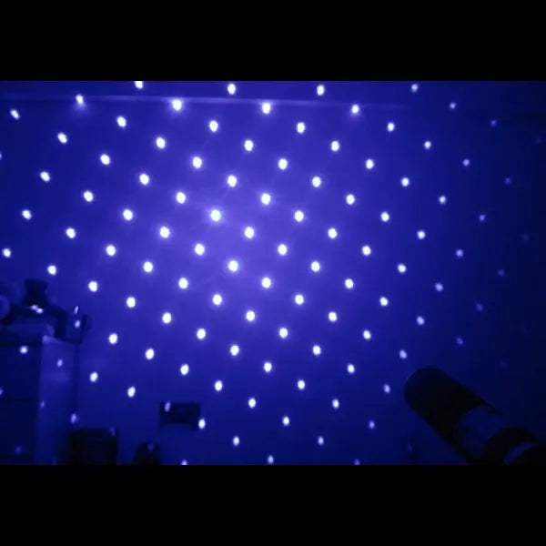 Лазерная указка (лазерный целеуказатель) 10000Мвт синяя с насадками Laser Blue YXB 008