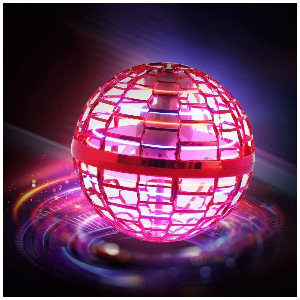 Летающий спиннер шар бумеранг с LED-подсветкой Flying Spinner