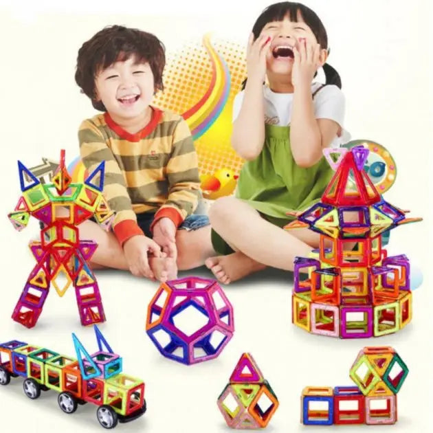 36 деталей Магнитный конструктор, детский 3Д конструктор, конструктор магнитный в чемодане
