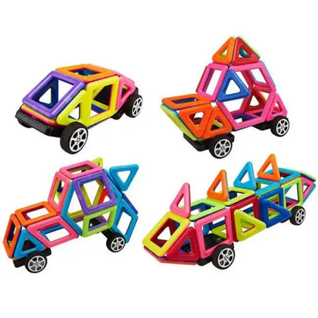 36 деталей Магнитный конструктор, детский 3Д конструктор, конструктор магнитный в чемодане