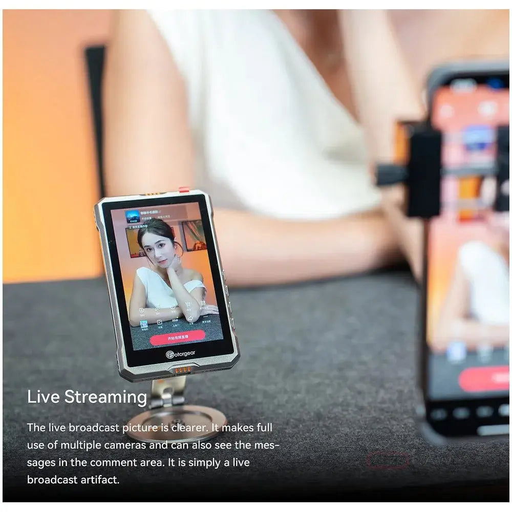 Магнитный экран/монитор для смартфонов с динамиками на заднюю панель телефона для селфи и блога Fotorgear X40