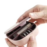 Маленькая дорожная шкатулка для украшений, мини-органайзер для украшений с зеркалом