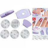 Маникюрный набор для узоров на ногтях Салон Экспресс, стемпинг для маникюра Salon Express