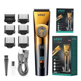 Машинка для стрижки волос для мужчин VGR V-663 Сменные насадки