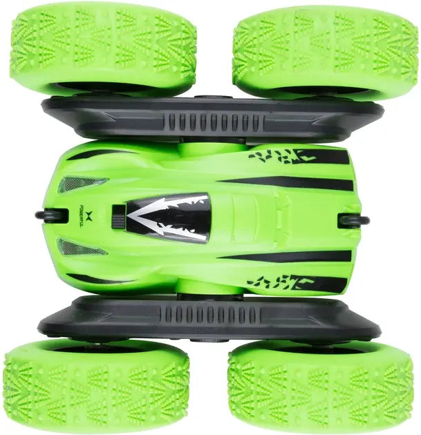 Машинка перевертыш вездеход трюковая на радиоуправлении Ydjia Stunt Car D828 Green