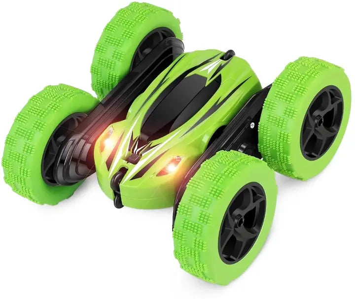 Машинка перевертыш вездеход трюковая на радиоуправлении Ydjia Stunt Car D828 Green