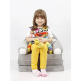 Мягкое детское кресло плюшевое, мягкое кресло-кровать для детей