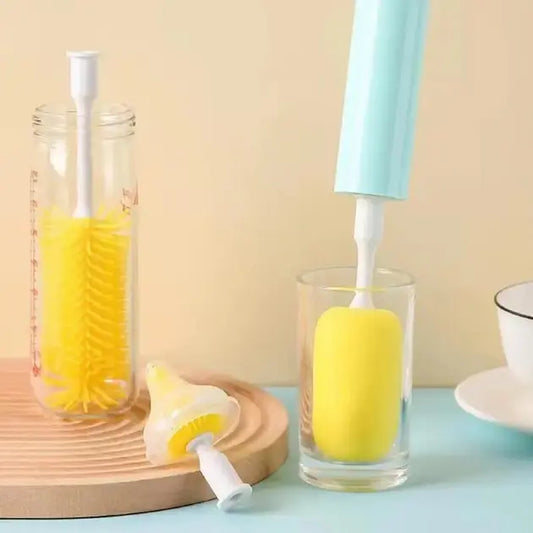 Многофункциональная электрическая щетка для мытья посуды с разными насадками BRUSH AND412