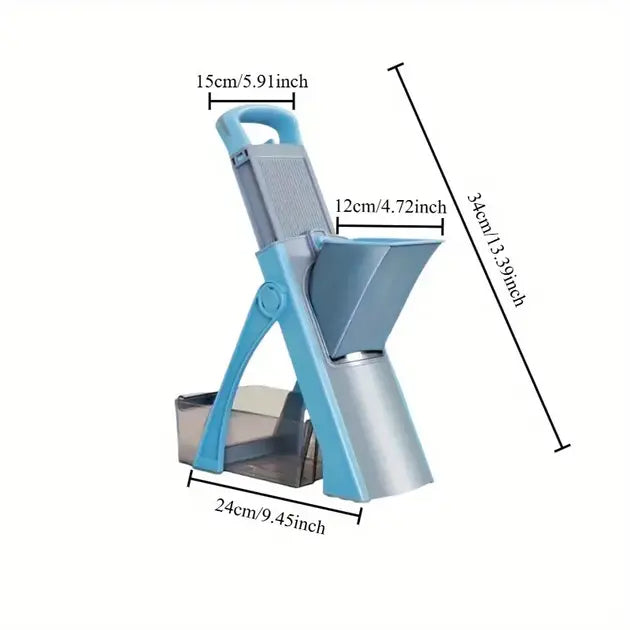 Многофункциональная овощерезка с регулируемой толщиной нарезки Vegetable cutter 223-6 Овощерезка с контейнером