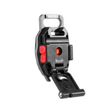 Многофункциональный фонарь брелок COB W5144 Black ТР