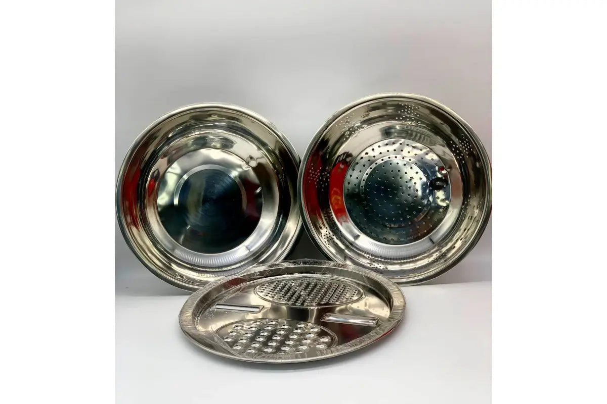 Многофункциональный кухонный набор из нержавеющей стали 3 в 1 Metal Basket Cutter