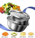 Многофункциональный кухонный набор из нержавеющей стали 3 в 1 Metal Basket Cutter