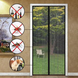 Москитная сетка на магнитах Magic Mesh, Антимоскитная штора на дверь, Сетка против москитов 210х100 см