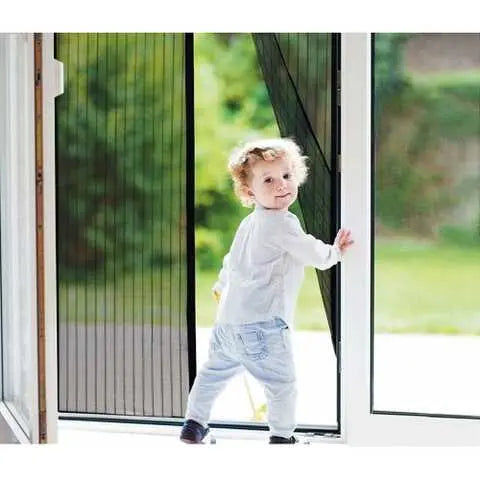 Москитная сетка на магнитах Magic Mesh, Антимоскитная штора на дверь, Сетка против москитов 210х100 см