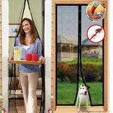 Москитная сетка на магнитах Magic Mesh, Антимоскитная штора на дверь, Сетка против москитов 210х100 см