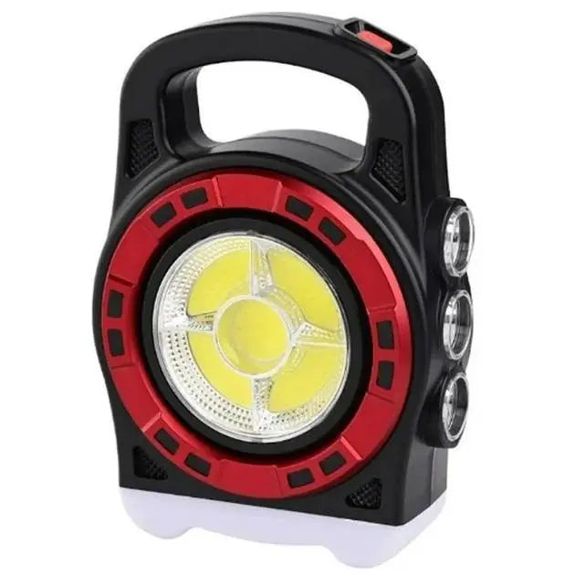 Мультифункциональный кемпинговый фонарь Hurry-bolt HB-6678C 20W с солнечной панелью и фукцией павербанка