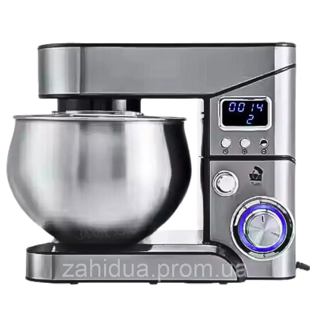 Миксер планетарный с чашей 6л, 4000Вт, Top Kitchen TК00224 / Кухонный тестомес для дома / Кухонная машина