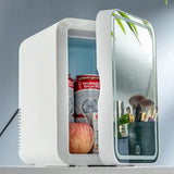 Мини холодильник с зеркалом от прикуривателя на 4л