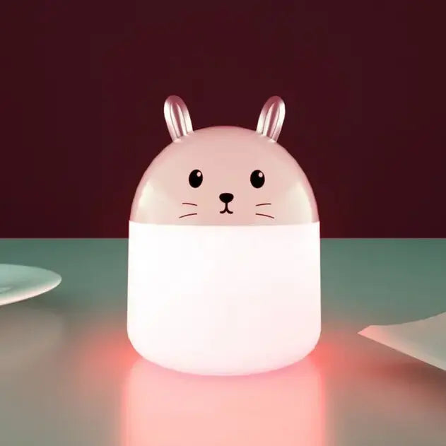 Мини-увлажнитель воздуха Air Purifier ночник 2 в 1 котик