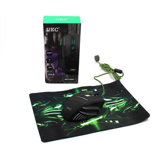 Мышка GAMING MOUSE + PAD X7S 7D/ 6967