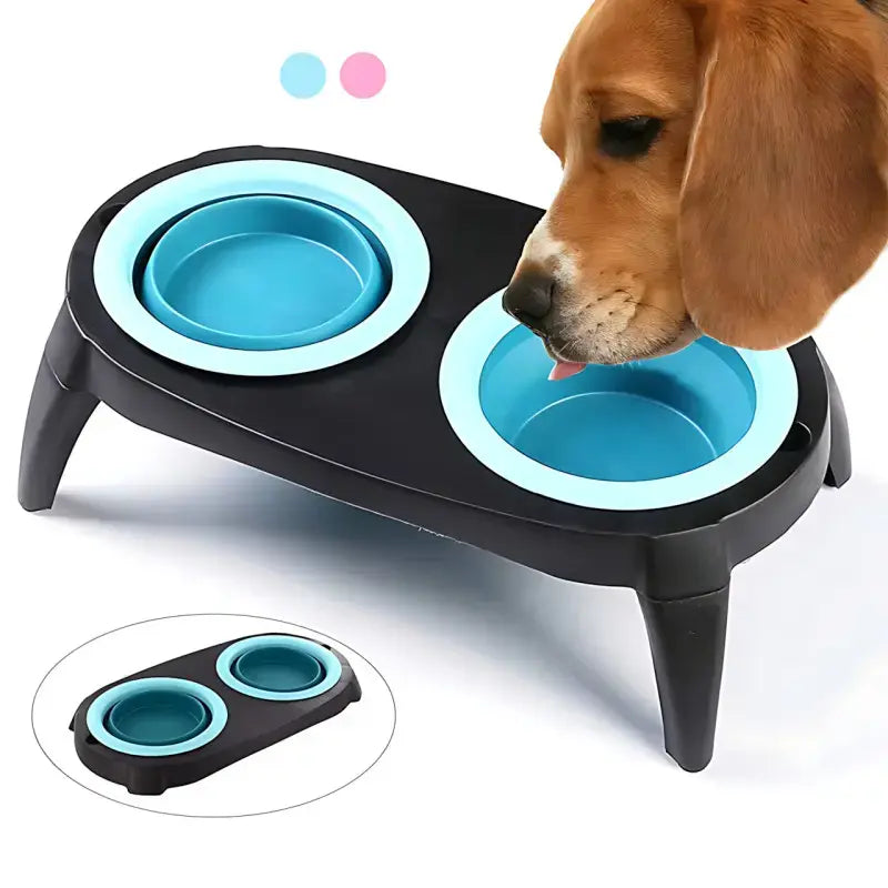 Миска Pet Bowl Set двойная на сложной подставке для собак и кошек