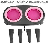Миска Pet Bowl Set двойная на сложной подставке для собак и кошек