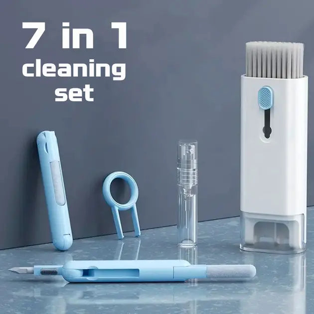 Набор 7в1 для чистки клавиатур, наушников, экранов, многофункциональная щетка