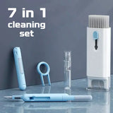 Набор 7в1 для чистки клавиатур, наушников, экранов, многофункциональная щетка