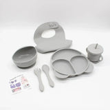 Набор детской посуды, 6 предметов / Набор детской силиконовой посуды