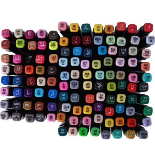 204 шт Набор двусторонних скетч-маркеров для рисованияTouch на спиртовой основе