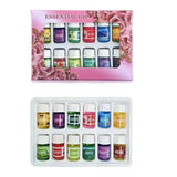 Набор эфирных масел 12 шт.,в стеклянных флаконах / Натуральные аромамасла для аромалампы, массажа, SPA и дома