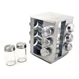 Набор емкостей для специй на подставке UNIQUE 12 в 1 Квадрат Органайзер для приправ