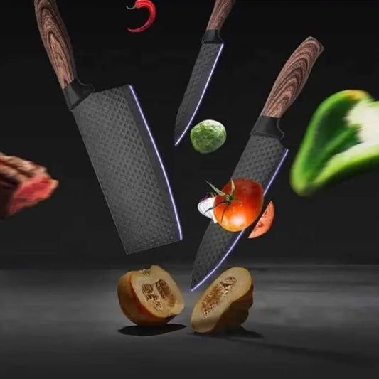 Набор кухонных ножей Kitchen utensils AND HA-177 HP227