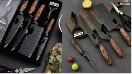 Набор кухонных ножей Kitchen utensils AND HA-177 HP227