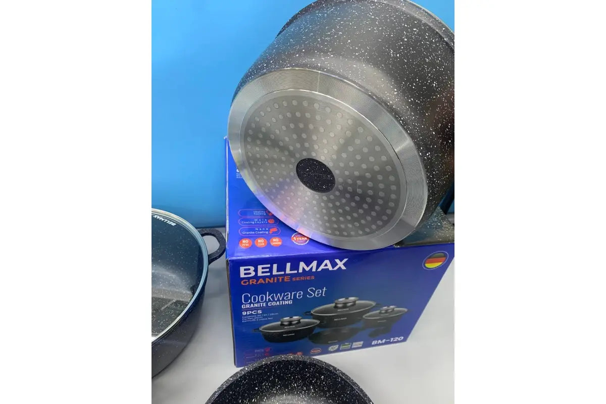 Набор посуды 9 предметов Bellmax Cookware Set BM-120