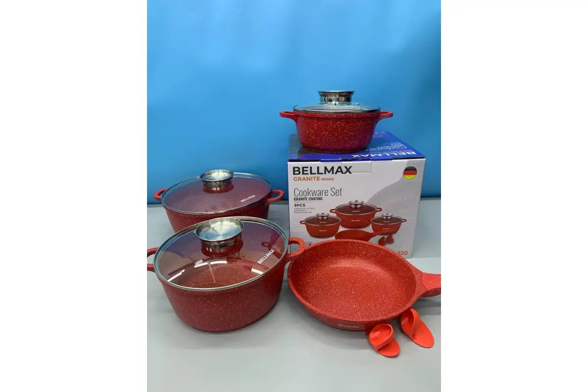 Набор посуды 9 предметов Bellmax Cookware Set BM-120