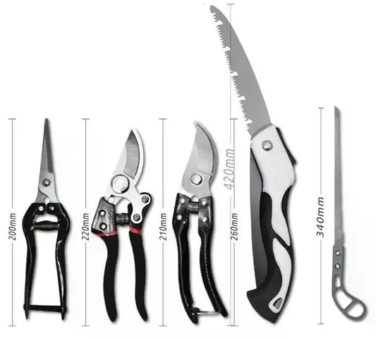 Набор садовых инструментов Garden Set SK-5 – секаторы, чем для прививки, прививочный набор, инструменты для обрезки деревьев и кустов