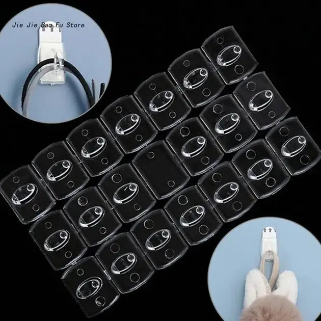 Набор самоклеящихся крючков 1,3х1,8 см для гирлянд и декора, не оставляют следов (20шт)