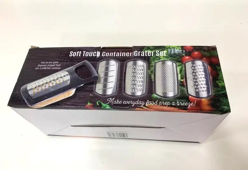 Набор Терок Soft Touch Container Grater Set Терки 4в1